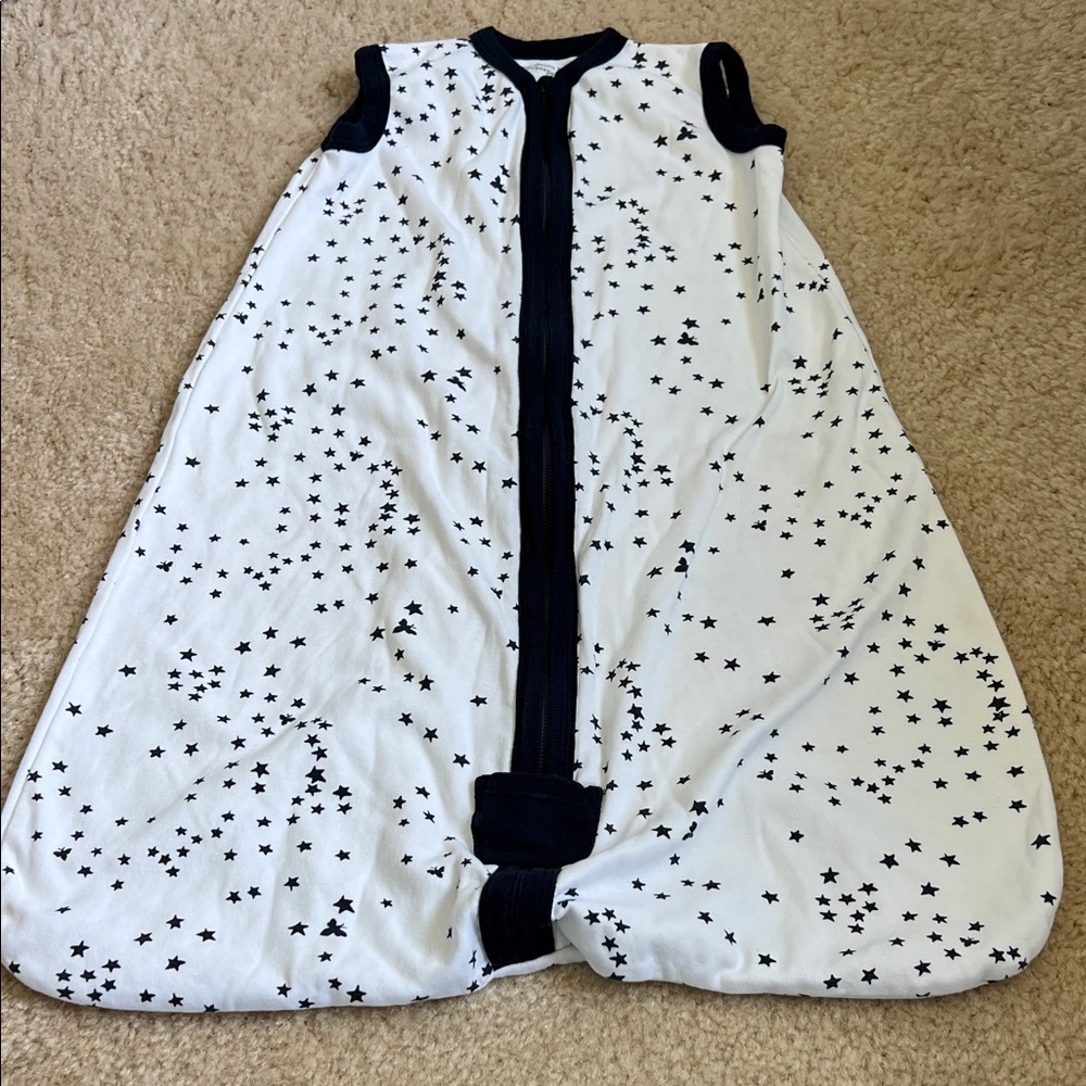 Burt's Bees Baby Navy and White Star Sleep Sack